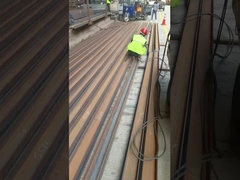 Fábrica ondulada de aço galvanizada da placa telhando de China